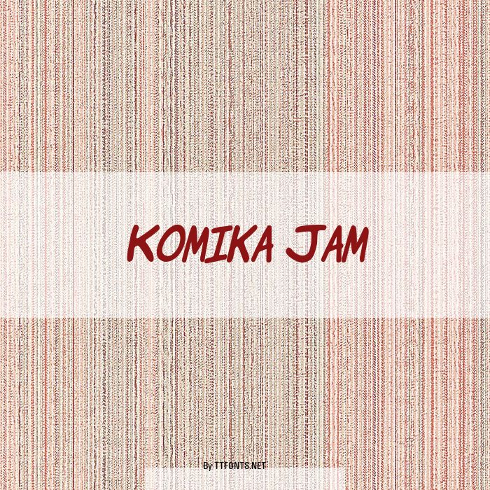 Komika Jam example